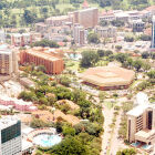 The pretty aerial view of Kampala city:<br />Interesting tropical city of Kampala. It seems some trees are starting to grow in some parts of this old African city.<br />One reckons African countries have enough money to buy and vaccinate their populations other than locking them in continuous SOPs and military curfew. The African countries cannot make all sorts of excuses in a situation where African scientists are buying experimental mice for 8 million Uganda shillings each. And where there is not enough funds in the normal health administration of every day medical care for the poor citizens of these countries. National Medical stores have all kinds of international drugs to try and treat the sick for free for any other killer diseases. But that is never the case. The poor people in Africa pay much more to get any government medical prescription and public hospital treatment.