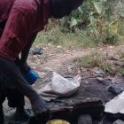 An African countryside breakfast.