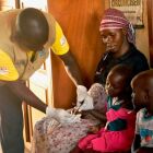 Testing. A medical officer takes a blood sample from a child for a malaria test at Kamuli Health Centre III in August 2018. Uganda has again been named one of six African countries that account for more than half of all malaria cases in the world. PHOTO BY EDGAR R. BATTE